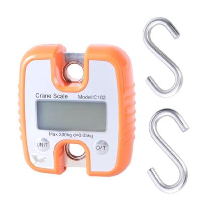 Hanging Scale, Digital Cranes Scale 300KG (660lbs), Industrial Cranes Scale LCD Backlights Hanging Hook Scales
