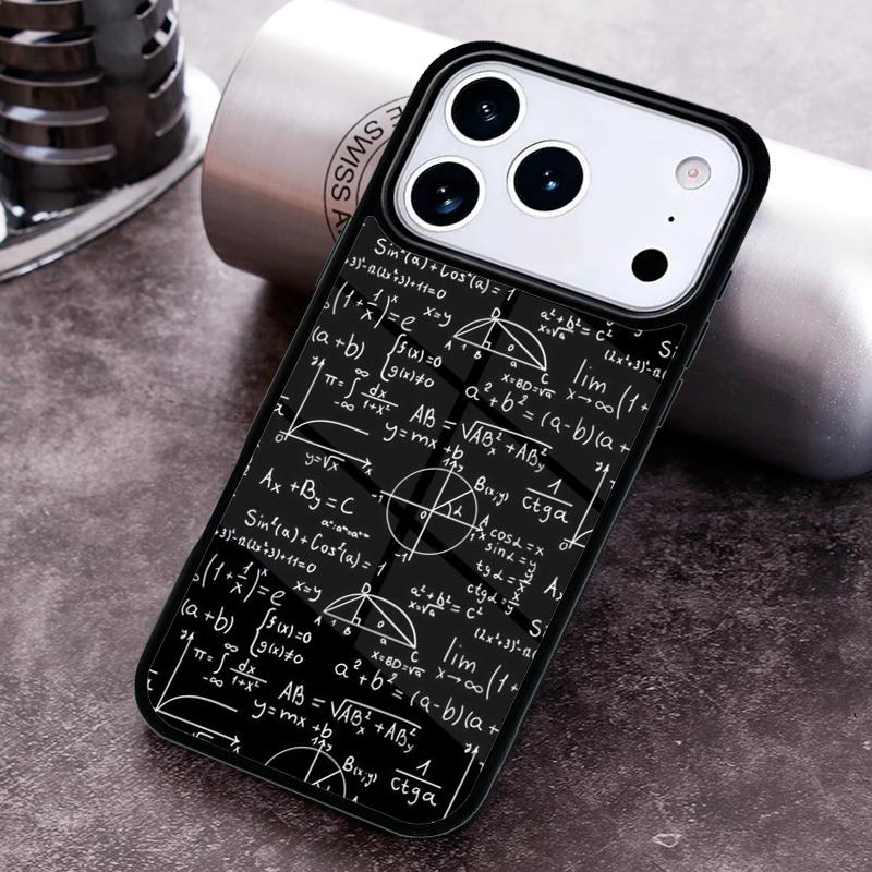 Physics Math Formula Equation Phone Case for iPhone 17 16 15 Pro Max Air 14 13 12 11 Plus Shockproof Capa Cover