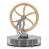 Niedrigen Temperatur Stirling Motor Modell Interessant Edelstahl Zink Legierung Schwungrad Gold Stirl