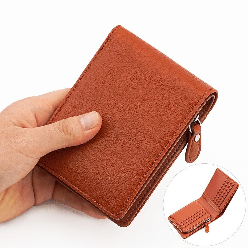 New Japanese high-end men's short card bag wallet