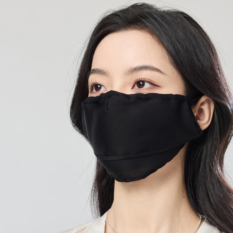JIUMU Women's Silk Sun Protection Face Mask
