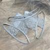 Women's Lace Sheer Open Crotch Underwear Seduces Sexy Cosplay Thongs Women Sexy Whore Uncensored Lingerie Sexy Lingerie