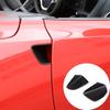 Matte Black Exterior Door Handle Bowl Cover Trim for Corvette C7 2014-