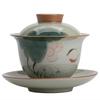 Traditional Chinese Ceramic Gaiwan Tea Bowl