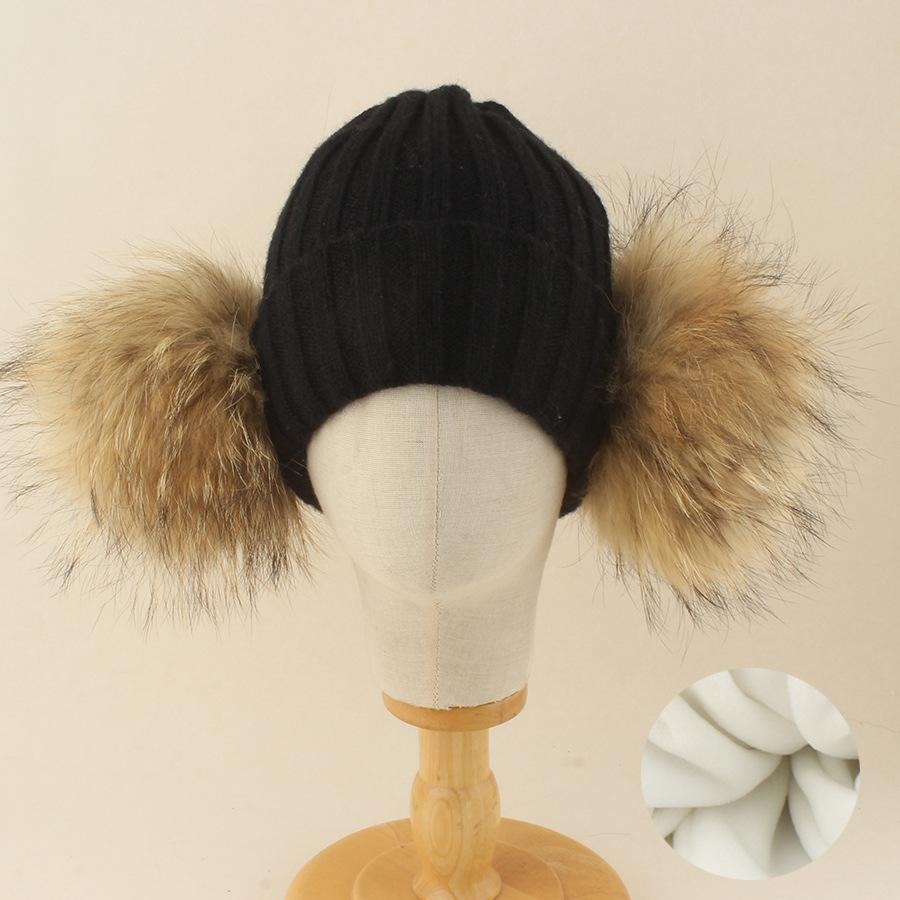 Kids Winter Warm Knitted Set Pom‑pom Hat Scarf Gloves 3‑Pcs Set Or Single Beanie Hat Windproof Ear Protection For Boys Girls Cold Weather Outdoor