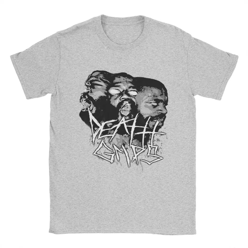 Death Grips T-Shirt for Men Novelty Pure Cotton Tees Crewneck Short Sleeve T Shirt Plus Size Clothes