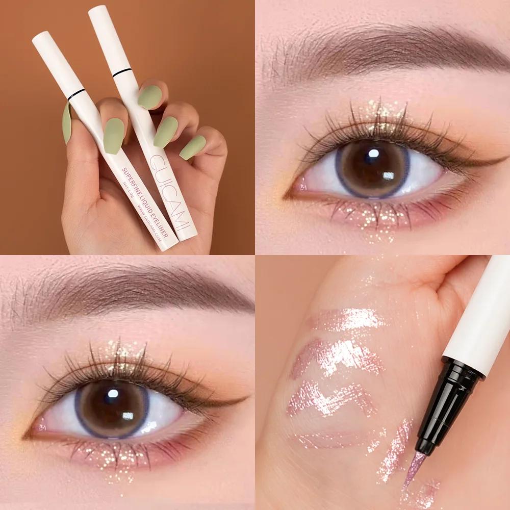 

Glitter Lying Silkworm Pen Eye Makeup Highlight Brighten Lasting Water Proof Light Blue Pink Diamond High Gloss Colored Eyeliner