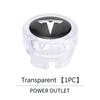 Car Dust Cover Cigarette Lighter Dust-Proof Waterproof Decorate Accessories For Tesla Model 3 Model S Model X Y Roadster Space X