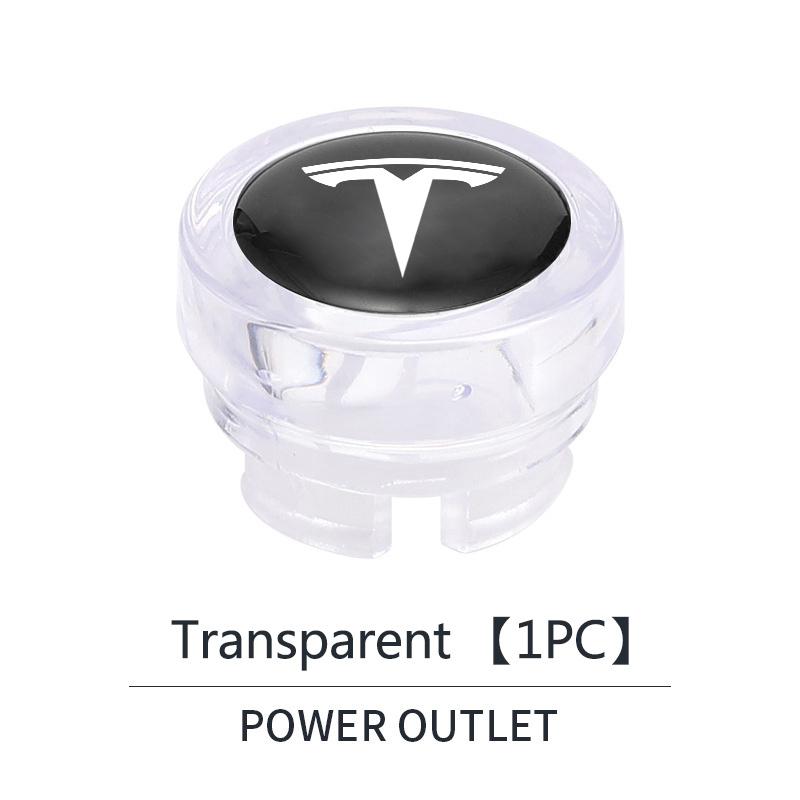 

Car Dust Cover Cigarette Lighter Dust-Proof Waterproof Decorate Accessories For Tesla Model 3 Model S Model X Y Roadster Space X