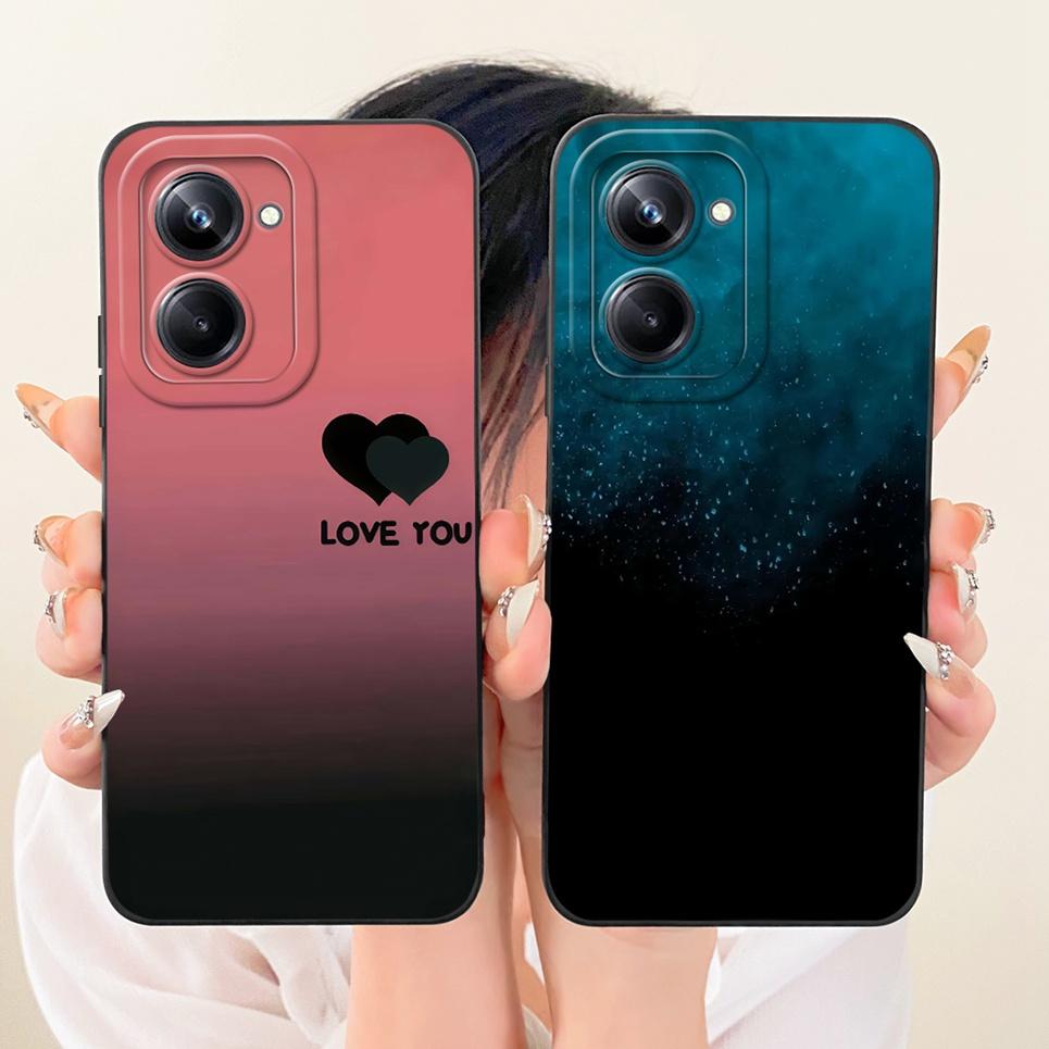 Cat Chinese Loong Dragon Painting Casing For Realme 10 10Pro 10 Pro Plus Phone Case Matte Liquid Silicone Soft Bumper Cover