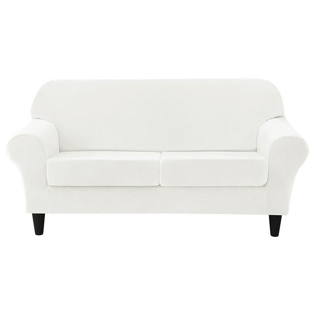 Soft Velvet European Sofa Cover With Seat Cushion Pad Covers For Living Space Home Spandex Fabric Stretch Armchair Couch Furniture Protector
