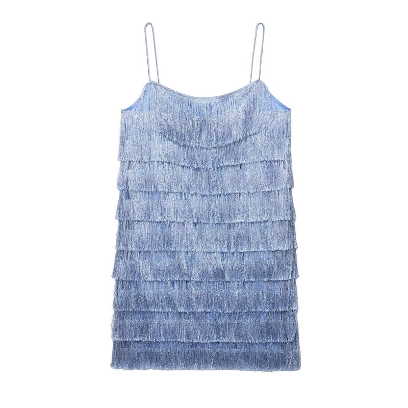 Araltay New Arrival Fashion Style Women's Clothing Fashion All-Match Minimalist Tassel Short Sling Dress 8351046