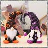 WON 2 Piece Halloween Decorations Indoor Scary Party Supplies As Shown Halloween Gnome Doll Dwarf Plush Doll Decorations Scary