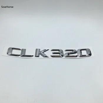 3D ABS For Mercedes-Benz W209 CLK Class CLK55 CLK63 CLK200 CLK220 CLK230 CLK550 Emblems Tail Logo Chrome Stickers Accessories