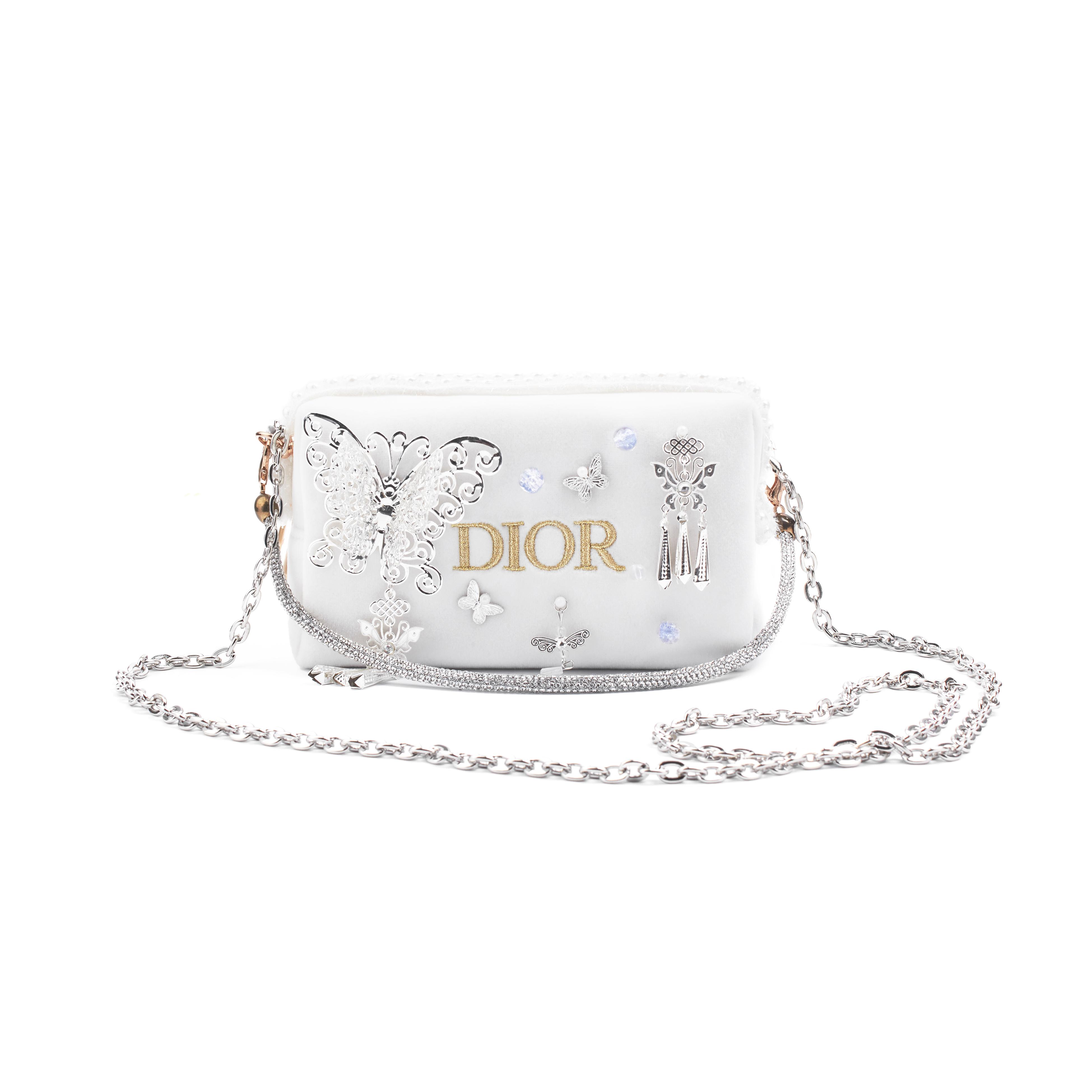 Ручная работа DIY Косметичка-ремейк в стиле Dior White