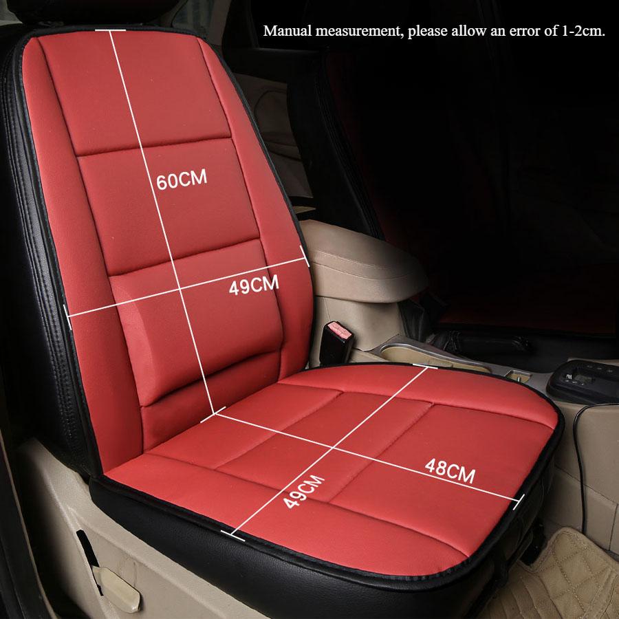 1 ks Integrovaný polštář na přední sedadlo auta Koženka Ochrana sedadla auta Protiskluzový a odolný proti opotřebení Vhodný pro většinu aut