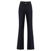 High Waist Women's Winter Velvet Micro-Flare Pants - Slimming Casual Suit with Thickened Fabric