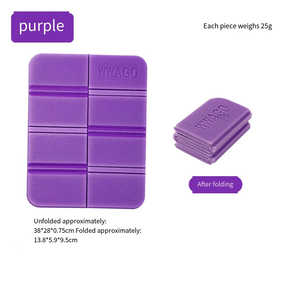 2Pcs Outdoor Mini Folding Mat Lightweight Waterproof XPE Foam Sitting Pad for Camping Hiking Picnic Sports Cushion etc