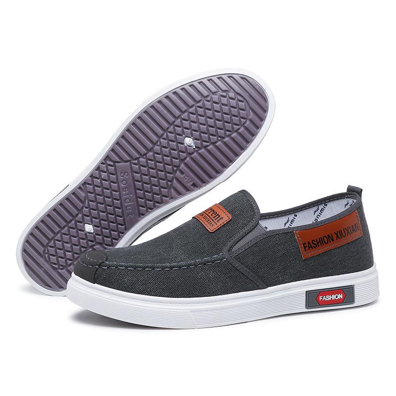 Men's Summer Casual Slip-On Canvas Shoes – Soft Sole, Non-Slip, Korean Style
