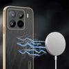 Gold Silk Texture Leather Plating Case For Xiaomi 15 Ultra Ultra Thin Tough Electroplated Cover For Mi 14T 13T Pro 14 Ultra 12 X