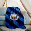 1PZ Coperta Morbida in Flanella Stampata Manchester City F.C. Plaid per Camera da Letto Adulto Salotto Divano Campeggio Viaggio Regali per Fan Regali di Natale