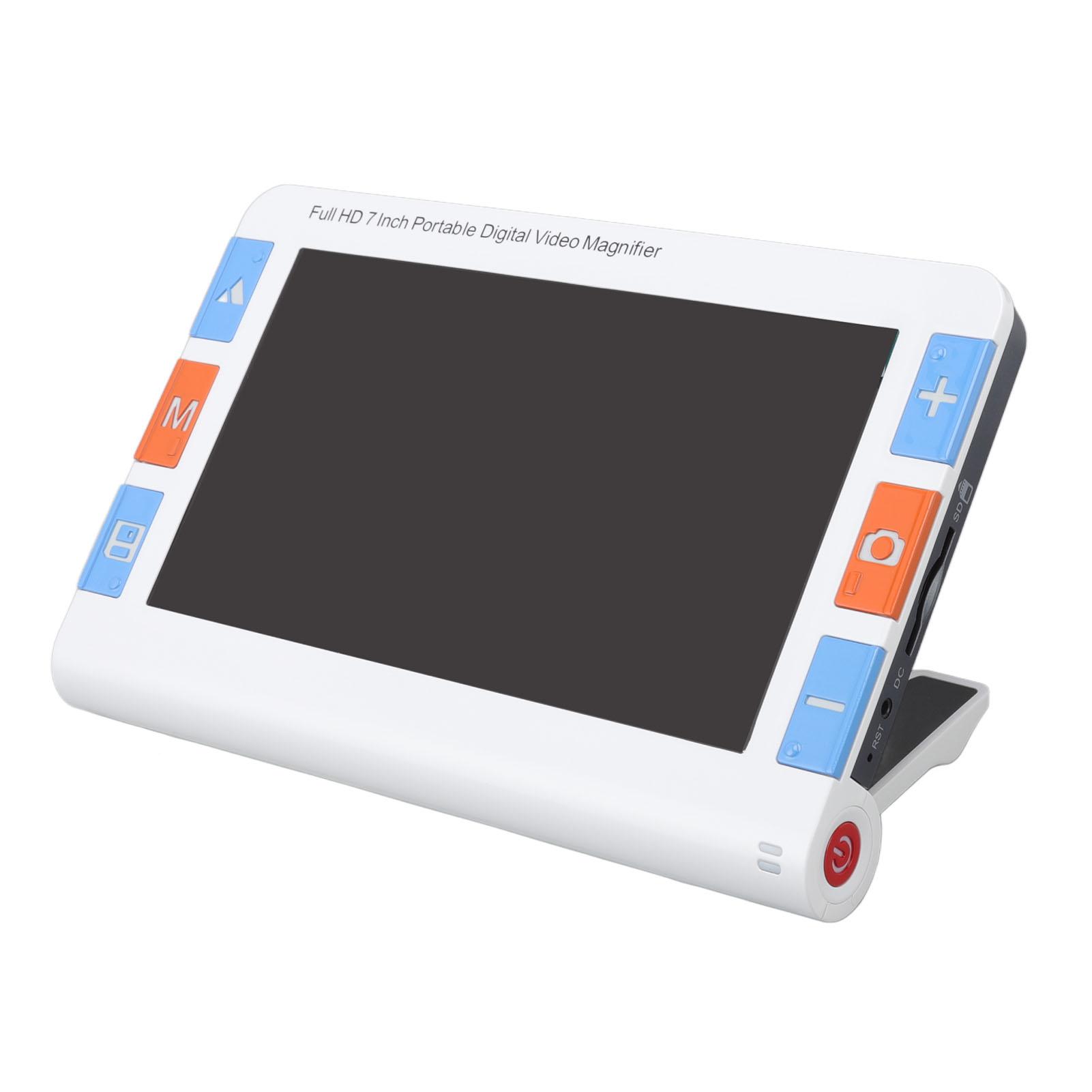 

Цифровий збільшувач 7.0 дюймів Ручний Автофокус Подвійний об єктив Збільшення від 2X до 32X 26 Колірних режимів Читання US Plug