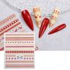 Adhesive Nail Salon Manicuring Nail Decals Christmas Nail Sticker Nail Art Sticker Nail Decoration