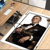 Custom Name 007 James Bond Printed Carpet Rug For Office Chair Living Room Bedroom Kitchen Room Decor Gifts