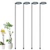 Plant Stem Support Extendable Plant Stakes 4 Pieces Weather Resistant Reusable Gardening Tools For Vegetables Vine Potted Tomato