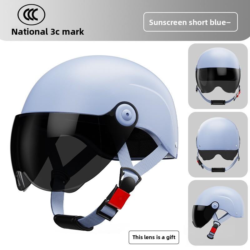 Electric Car Helmet Men and Women Cute Half Helmet