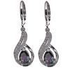 Fashion Women Shiny Water Drop Leaverback Earrings Gift