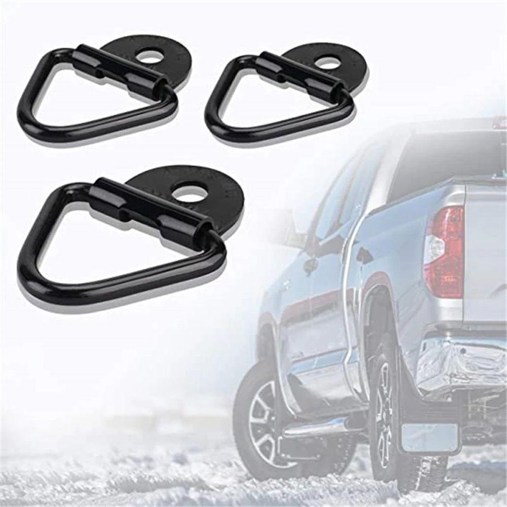Accessories Bolt-on Black 1000lbs Steel Cargo Tie-Down V-Ring Bolton V-Ring Hangers Trailers Hook