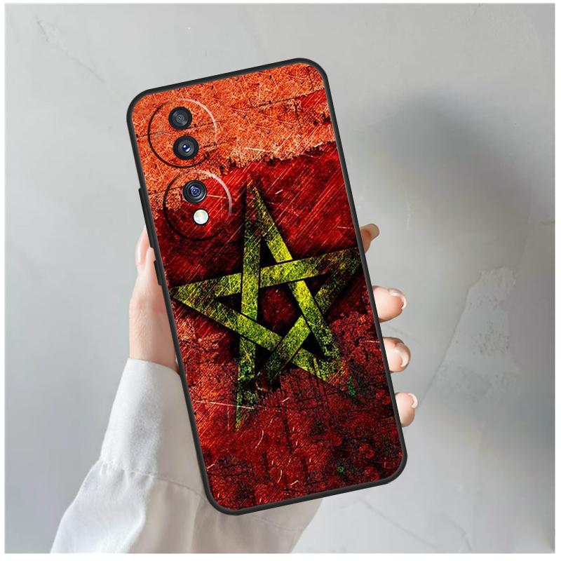 Morocco Moroccan Flag For Honor Magic 7 Lite 6 5 8 Pro Case For Honor X9d X9b X9c X9a X8c X8b 200 400 50 70 Win RT