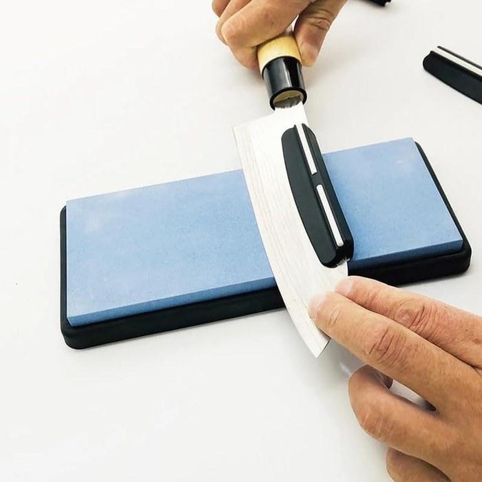 Whetstone Angle Holder [2-Piece Set] Whetstone Angle Guide Knife Sharpener Guide for Kitchen Knives, Accessories, Angle Guide, for