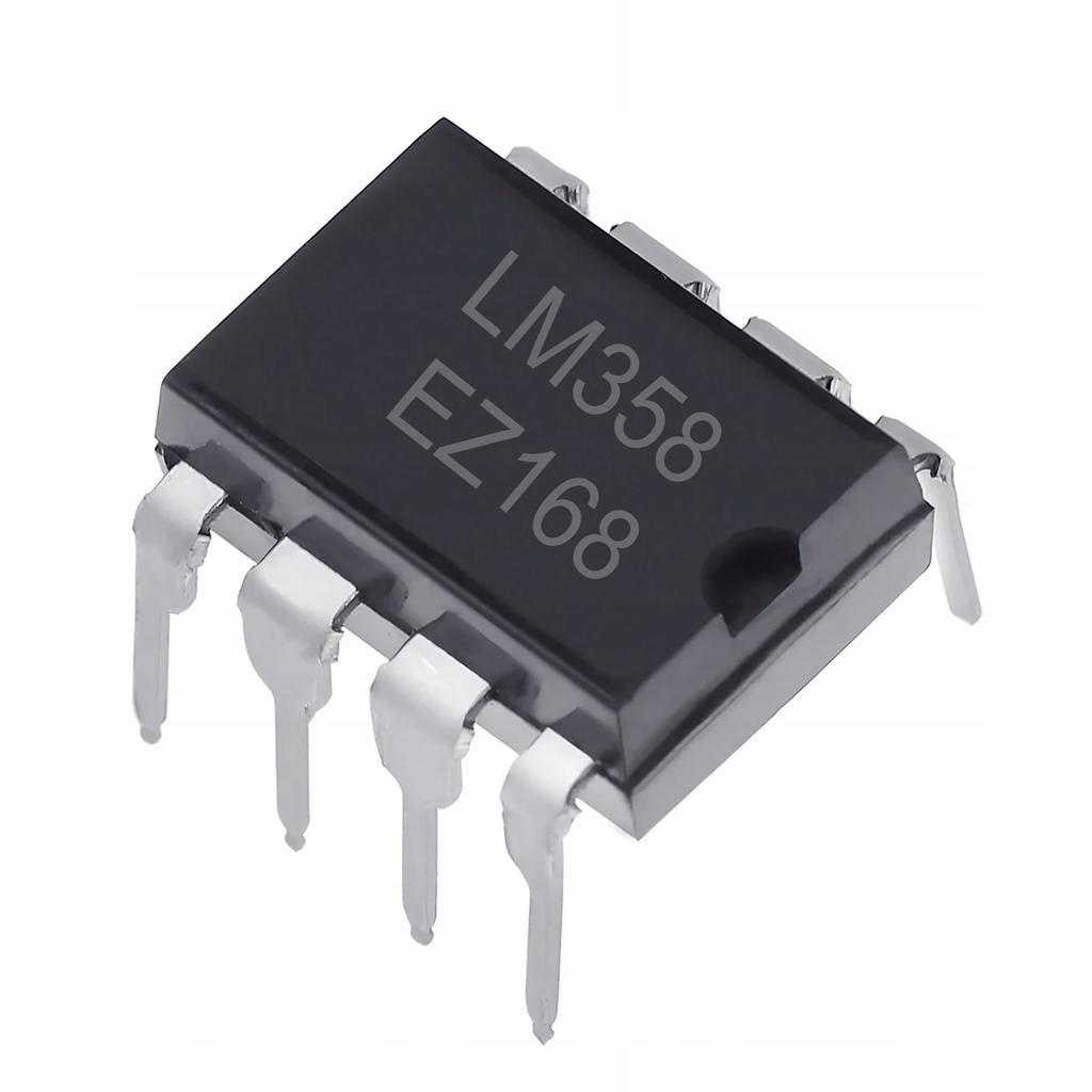 Rosfix Wzmacniacz Operacyjny LM358 – Wysoka Jakość | 2 Sztuki w Zestawie | Niski Pobór Mocy, Szeroki Zakres Napięć Zasilania