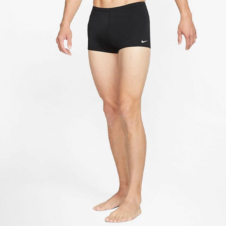 New Nike Swim Men's Square Leg Jammer Swimsuit Swimming Shorts Men's Black NESSA002-001