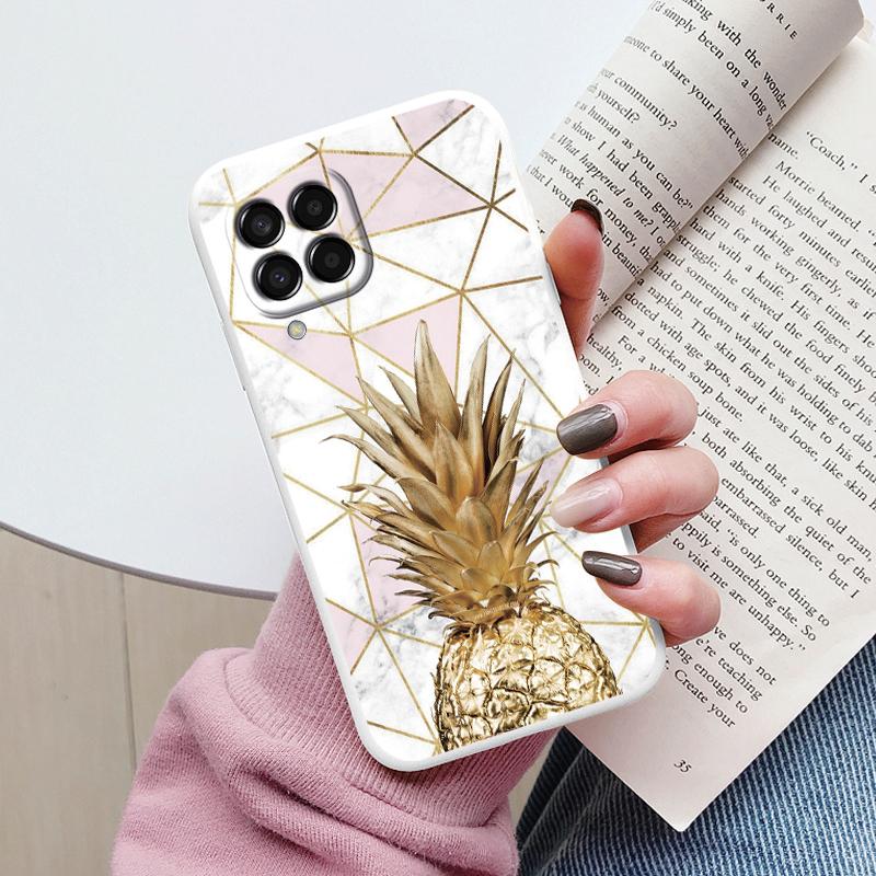 Case For Samsung Galaxy M33 M53 5G Phone Cover Vintage Marble Watercolor Painting Silicone tpu Funda For Samsung M55 M54 M34 M13