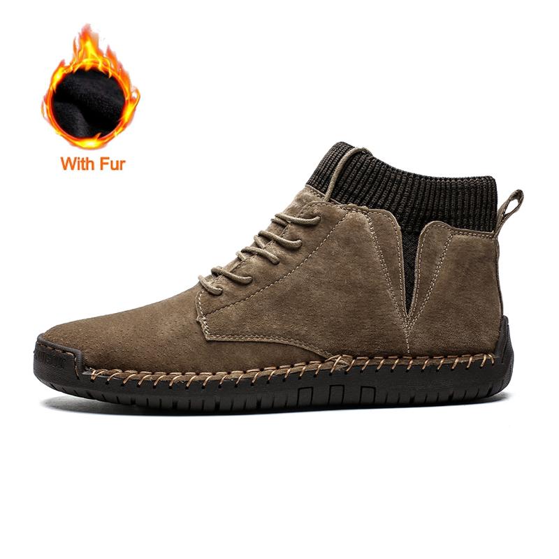 Fashion Men Casual Shoes High Quality Handmade Breathable Outdoor Lace-up Men Shoes Business Formal Leather Walking Shoes Zapatos Hombre