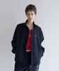 Tarvert Aero Embroidery Nylon Wind Jumper - Deep Navy