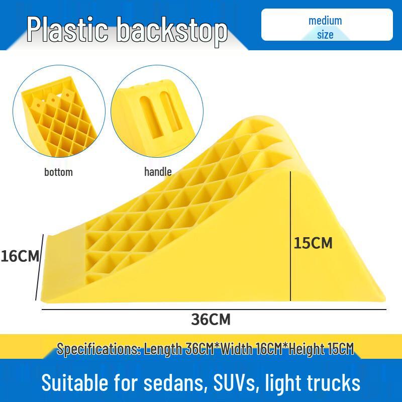 DAXTE Portable Car Tire Wheel Chock (2-Pack)