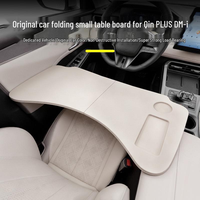 BYD Qin PLUS DMi Car Foldable Desk: Portable Computer, Office, or Study Table