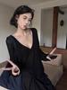 Tencel V-neck Ribbed Sheer Long Sleeve Loose Sun Protection Women's Top