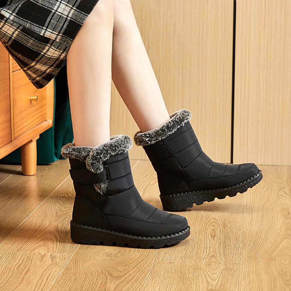 Women Boots Super Warm Snow Boots For Winter Shoes Women Waterproof Ankle Boots With Heels Casual Winter Boots