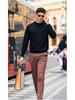 Men's Thickened Wool Sweater, Machine Washable, Solid Color - W9310 (Autumn/Winter)