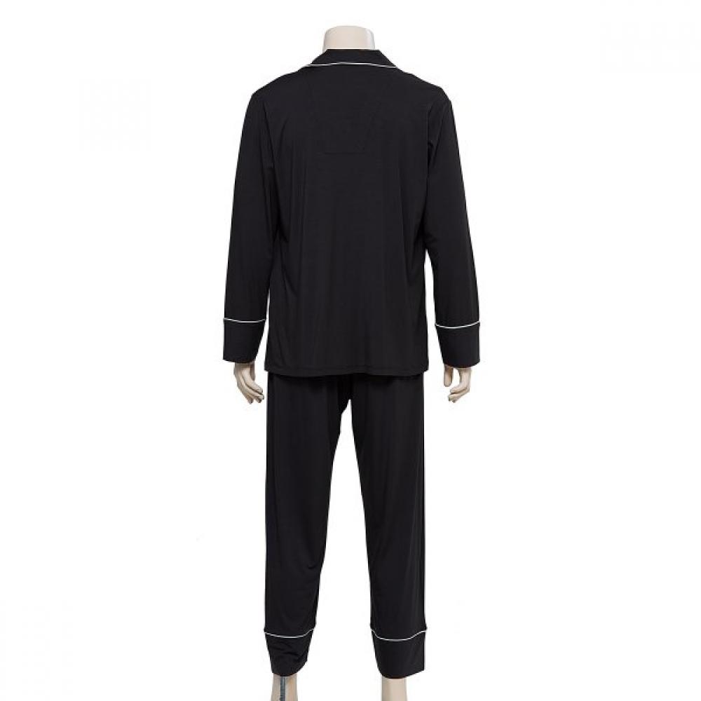Barbara Men S Modal Pajama Black Amp4617b