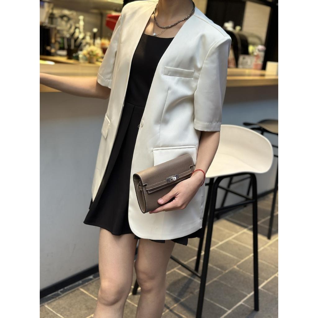 New Palm Pattern Kelly Bag Retro Messenger Bag Fashion Shoulder Bag Hand Wallet Mobile Phone Bag Women