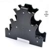 Saibote Frosted Dipped Cast Iron Dumbbells