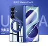 Applicable to Samsung ZFold1Ultra mobile phone case magnetic suction rotating bracket electroplating case film integrated Fold1  case