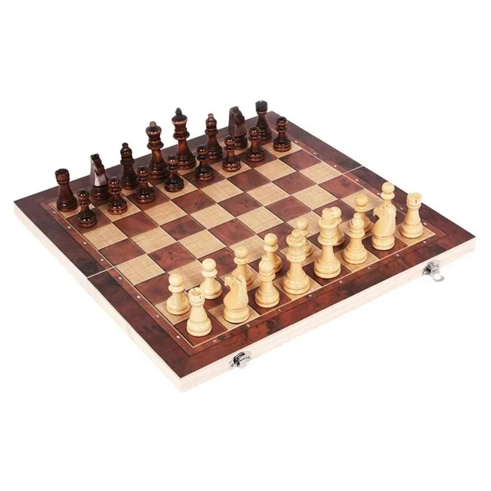 Chessboard Board Games Set Wooden International Chess Game  Standard Tournamen