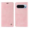 Premium Leather Strong Magnetic Phone Case for Google Pixel 9 Pro Pixel 8 8 Pro 9A 8A 7A Pixel 6 6A Pro Kickstand Wallet Case with Card Slots